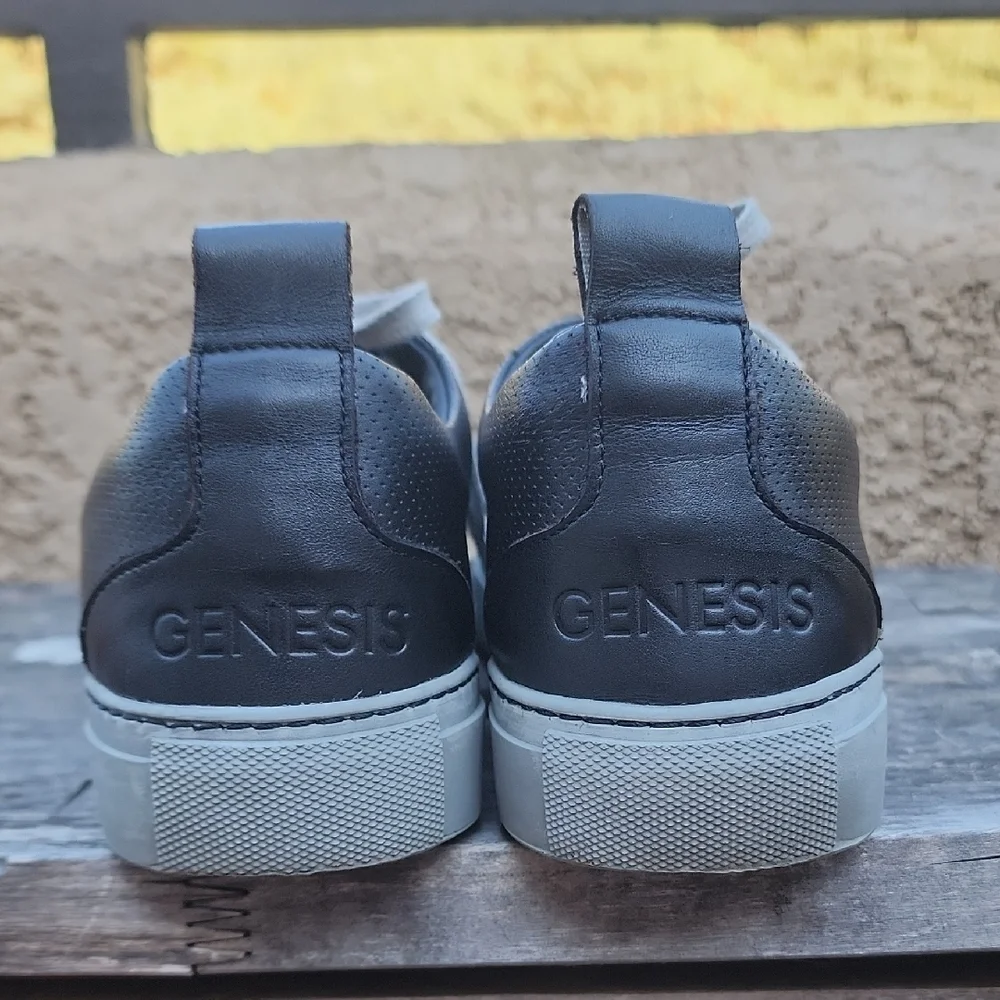 Aether Genesis Leather Sneakers Black 6.5